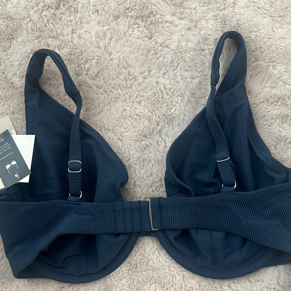 Abercrombie & Fitch Navy Ribbed Bikini Set - Picture 8 of 9